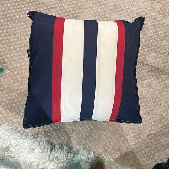 Tommy Hilfiger Striped Pillow - Red, White, and Black - Picture 8 of 10